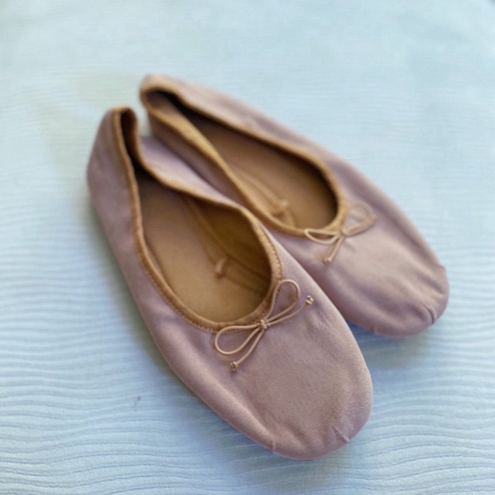 Zara Mauve Pink Ballet Flats for Kids